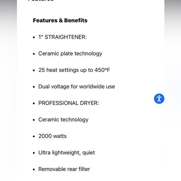 BABYLISSPRO CERAMIX XTREME® 1" STRAIGHTENING IRON & PROFESSIONAL DRYER PREPACK - Picture 5 of 5